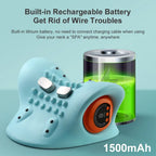 Masajeador de cuello 2026 Nueva actualización 3 en 1 masajeador portátil con calor y estiramiento cómodo, intensidad ajustable para relajación de cuello y hombros en casa, oficina 💆‍♀️✨